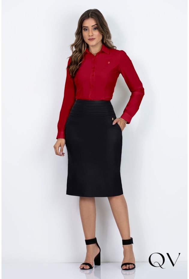 CAMISA TRICOLINE VERMELHO - VIA TOLENTINO CAMISA TRICOLINE VERMELHO - VIA TOLENTINO