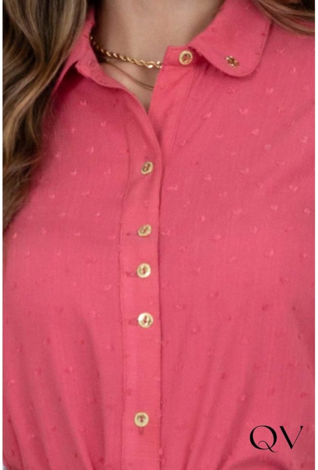 CAMISA VISCOSE PIPOQUINHA GOIABA - VIA TOLENTINO CAMISA VISCOSE PIPOQUINHA GOIABA - VIA TOLENTINO