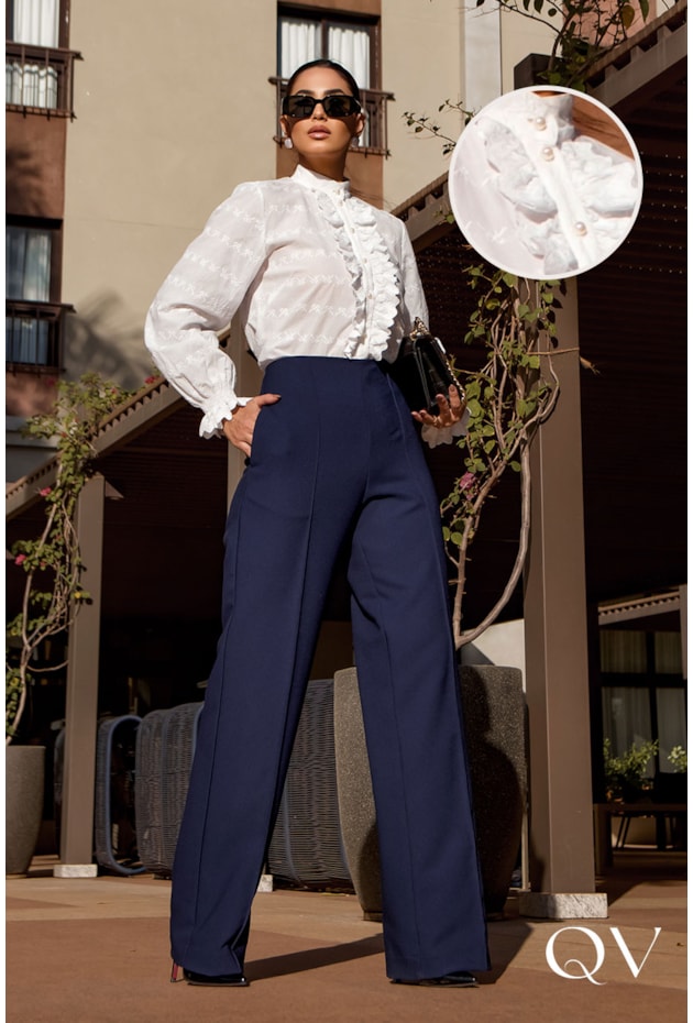 CAMISA VOIL BORDADO BRANCO - LUZIA FAZZOLLI CAMISA VOIL BORDADO BRANCO - LUZIA FAZZOLLI