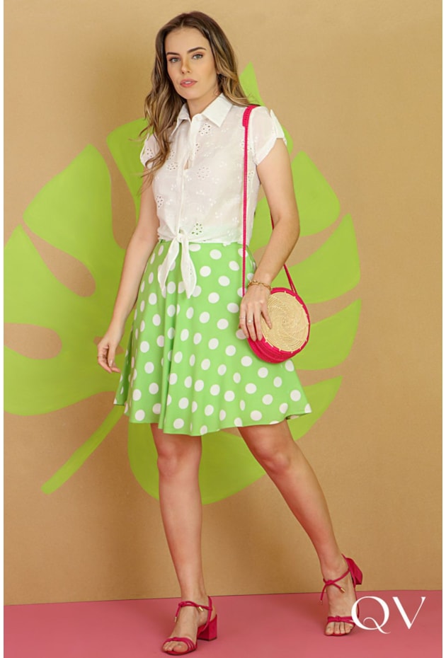 CAMISETE EM LAISE COM BORDADO OFF WHITE - PURO SHARMY CAMISETE EM LAISE COM BORDADO OFF WHITE - PURO SHARMY