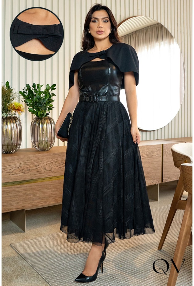 CAPA BOLERO COM LAÇO PRETO - LUZIA FAZZOLLI CAPA BOLERO COM LAÇO PRETO - LUZIA FAZZOLLI