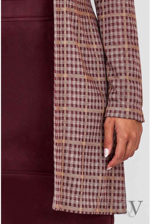 CARDIGAN VISCOSE FENDAS LATERAIS MARROM - VIA TOLENTINO CARDIGAN VISCOSE FENDAS LATERAIS MARROM - VIA TOLENTINO