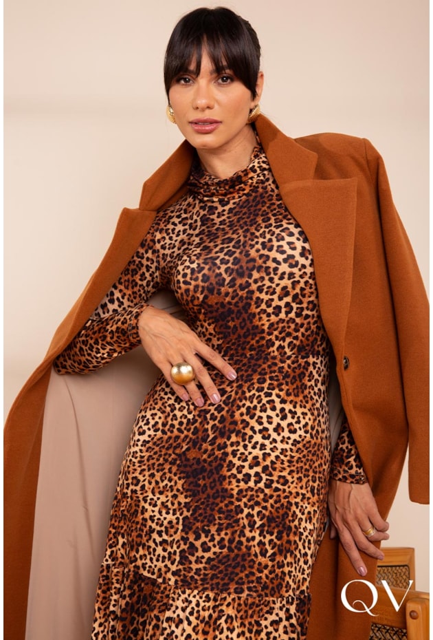 CASACO MIDI LÃ CARAMELO - LEKAZIS CASACO MIDI LÃ CARAMELO - LEKAZIS