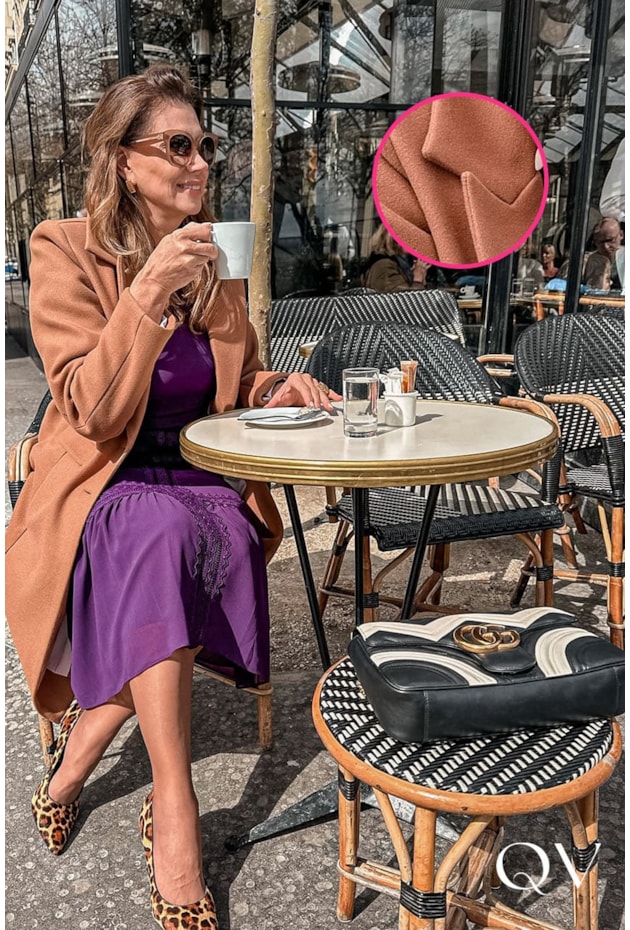 CASACO TRENCH COAT LÃ CARAMELO - LUZIA FAZZOLLI CASACO TRENCH COAT LÃ CARAMELO - LUZIA FAZZOLLI