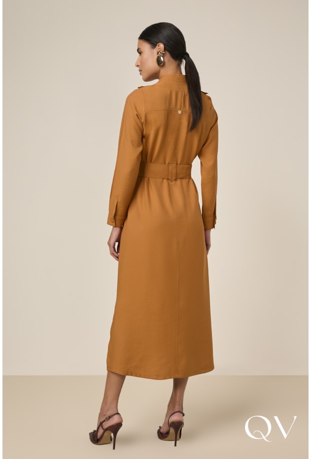 CHEMISE EM ALFAIATARIA DE VISCOSE GUARANÁ - TITANIUM JEANS CHEMISE EM ALFAIATARIA DE VISCOSE GUARANÁ - TITANIUM JEANS