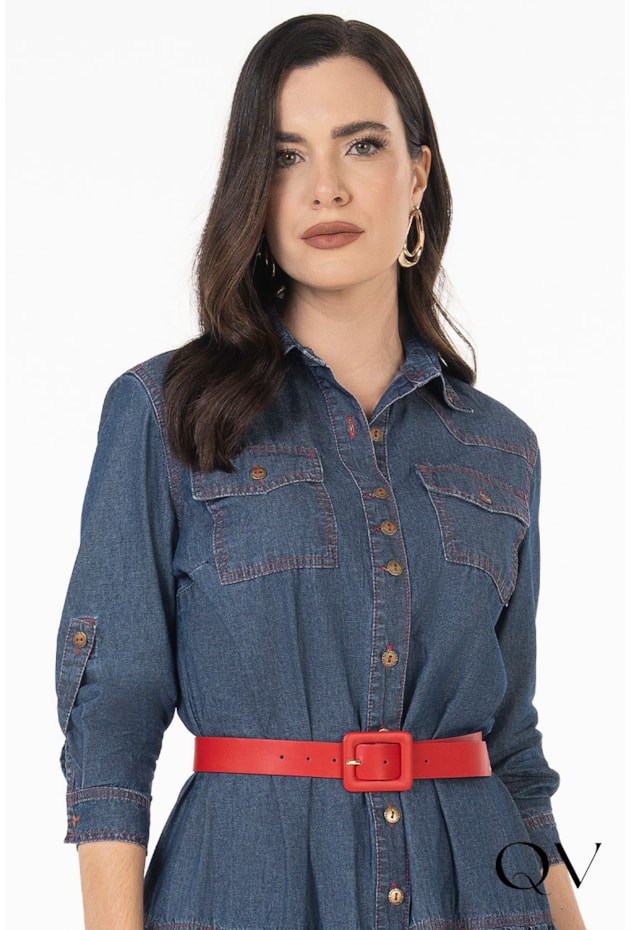 CHEMISIE GODÊ COM CINTO JEANS - VIA TOLENTINO CHEMISIE GODÊ COM CINTO JEANS - VIA TOLENTINO