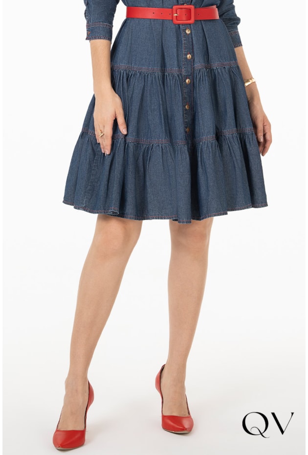 CHEMISIE GODÊ COM CINTO JEANS - VIA TOLENTINO CHEMISIE GODÊ COM CINTO JEANS - VIA TOLENTINO