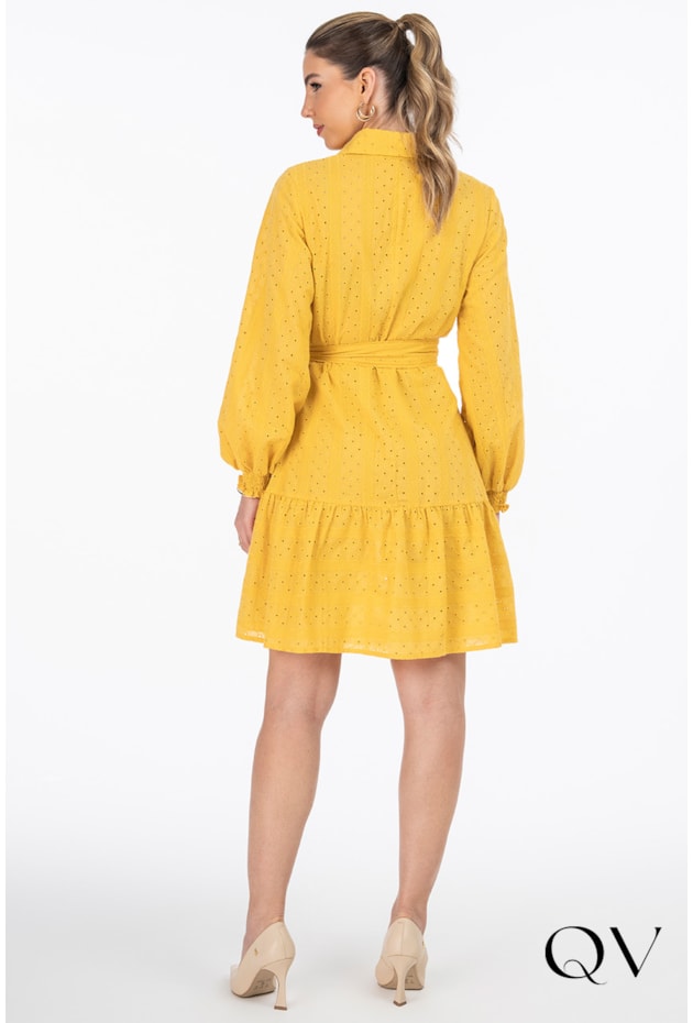 CHEMISIE LAISE BARRADO GODÊ MOSTARDA - VIA TOLENTINO CHEMISIE LAISE BARRADO GODÊ MOSTARDA - VIA TOLENTINO