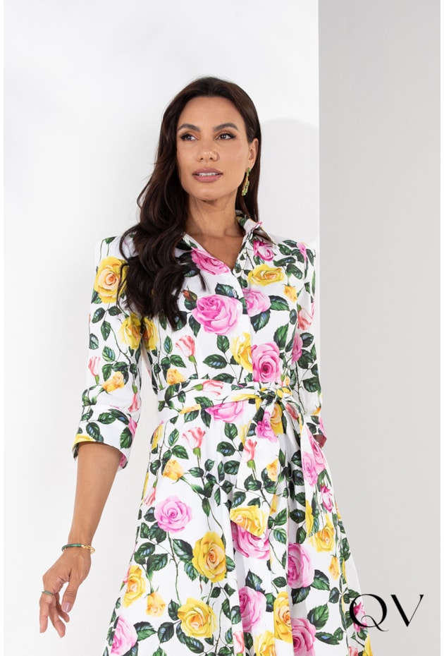 CHEMISIE TRICOLINE FLORAL - LEKAZIS CHEMISIE TRICOLINE FLORAL - LEKAZIS