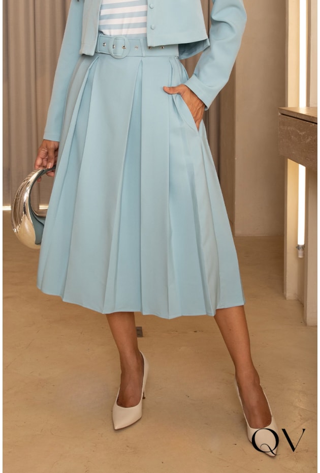 CONJUNTO ALFAIATARIA GODÊ AZUL - JANY PIM CONJUNTO ALFAIATARIA GODÊ AZUL - JANY PIM