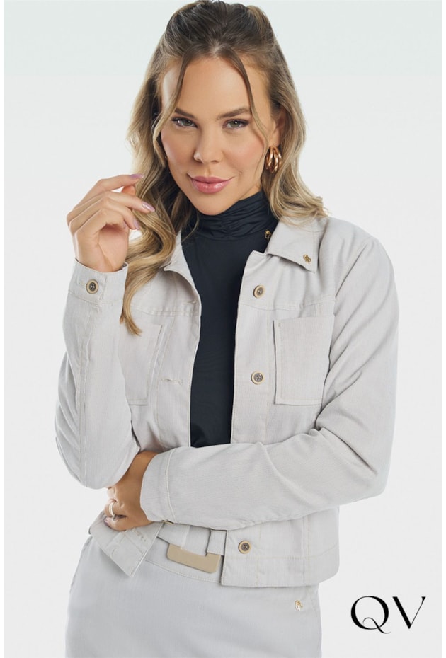 CONJUNTO ALGODÃO STRETCH CREME - VIA TOLENTINO CONJUNTO ALGODÃO STRETCH CREME - VIA TOLENTINO