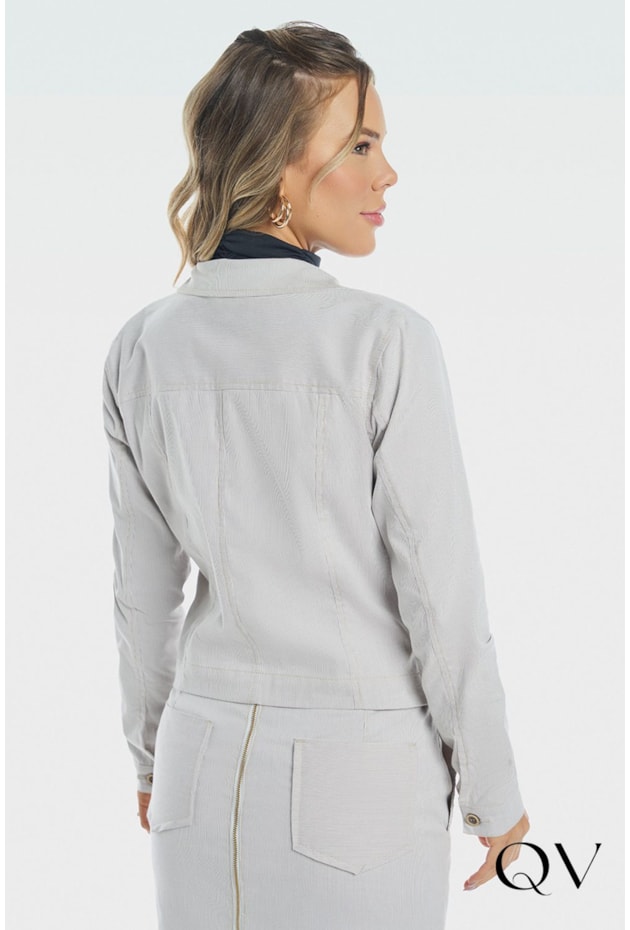 CONJUNTO ALGODÃO STRETCH CREME - VIA TOLENTINO CONJUNTO ALGODÃO STRETCH CREME - VIA TOLENTINO