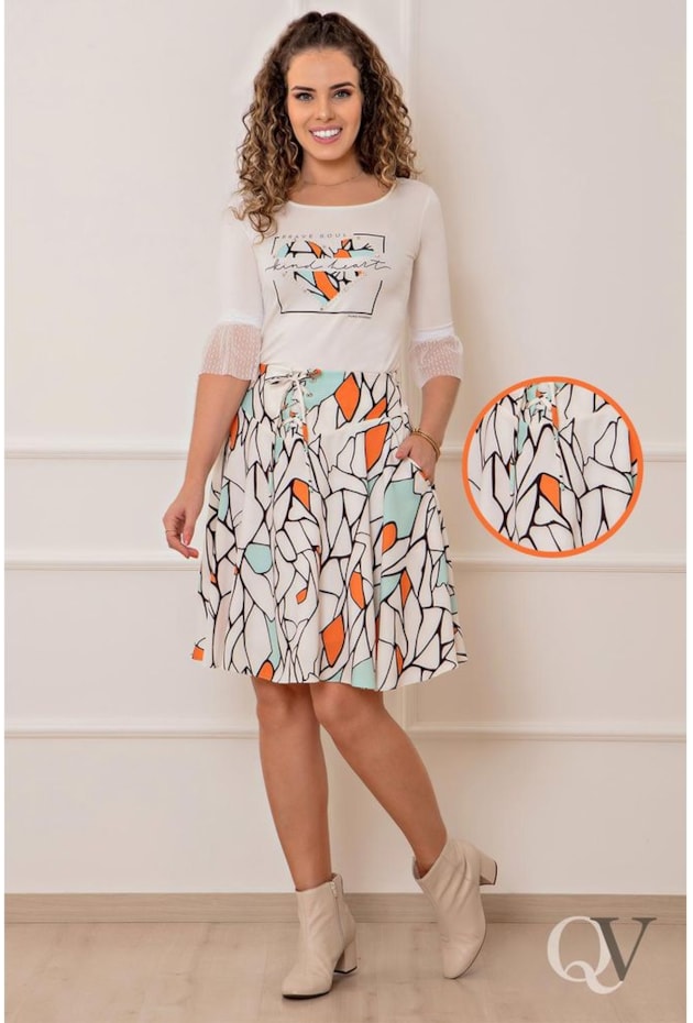 CONJUNTO ANIMAL PRINT LARANJA - PURO SHARMY CONJUNTO ANIMAL PRINT LARANJA - PURO SHARMY