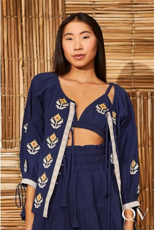 CONJUNTO BORDADO MARINHO - AQUARELLA CONJUNTO BORDADO MARINHO - AQUARELLA