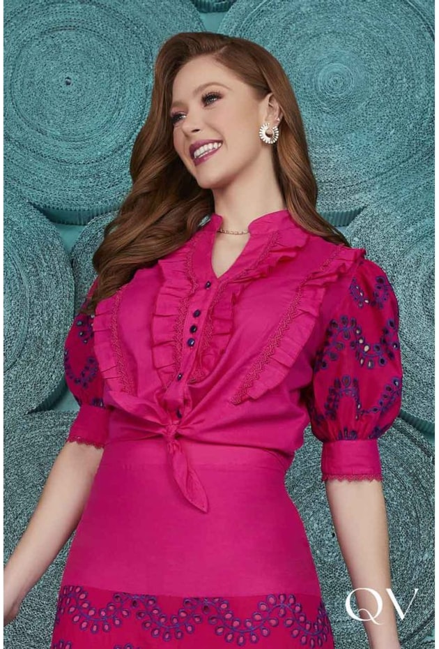 CONJUNTO BORDADO RICHELIEU PINK - FASCÍNIUS CONJUNTO BORDADO RICHELIEU PINK - FASCÍNIUS