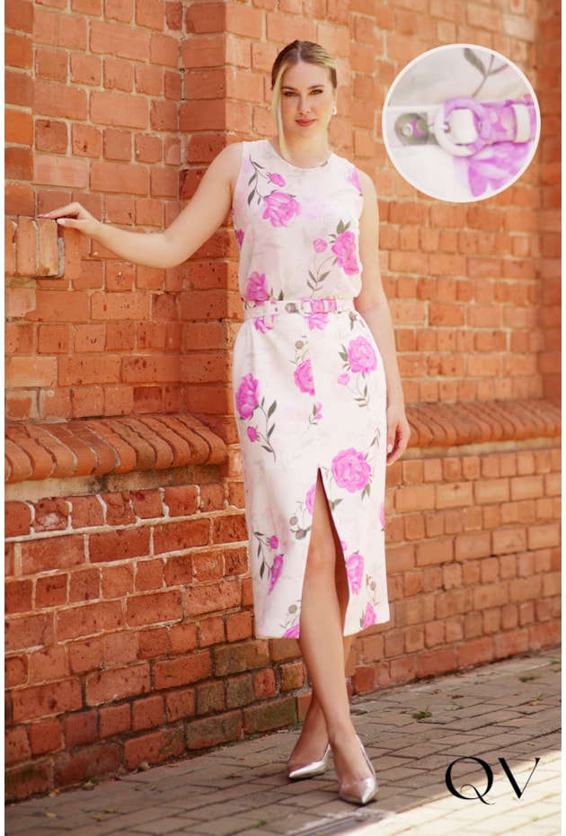 CONJUNTO CHIFFON FLORAL - LUZIA FAZZOLLI  CONJUNTO CHIFFON FLORAL - LUZIA FAZZOLLI