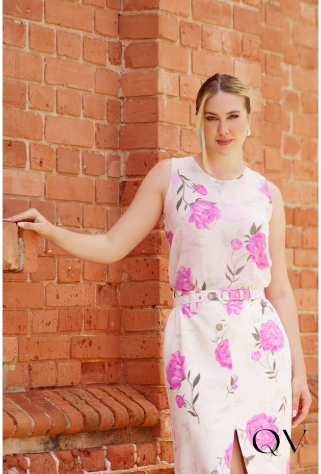 CONJUNTO CHIFFON FLORAL - LUZIA FAZZOLLI  CONJUNTO CHIFFON FLORAL - LUZIA FAZZOLLI