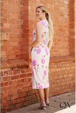CONJUNTO CHIFFON FLORAL - LUZIA FAZZOLLI 