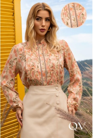 CONJUNTO COM BATA NUDE - ARTSY