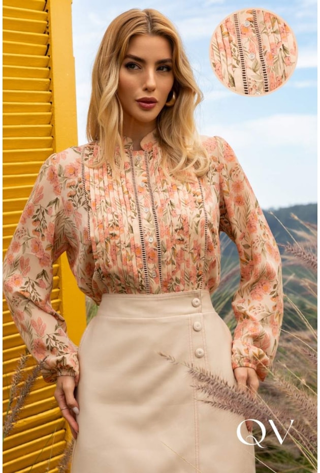 CONJUNTO COM BATA NUDE - ARTSY