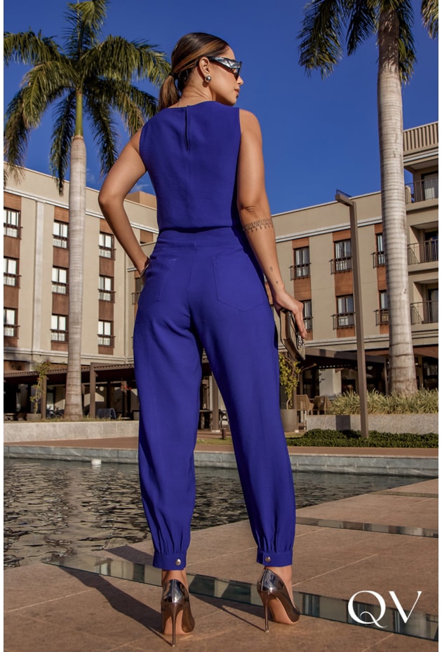 CONJUNTO COMFY EM ALFAIATARIA AZUL - LUZIA FAZZOLLI CONJUNTO COMFY EM ALFAIATARIA AZUL - LUZIA FAZZOLLI