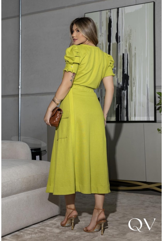 CONJUNTO COMFY EM MOLETOM VERDE LIMA - LUZIA FAZZOLLI CONJUNTO COMFY EM MOLETOM VERDE LIMA - LUZIA FAZZOLLI