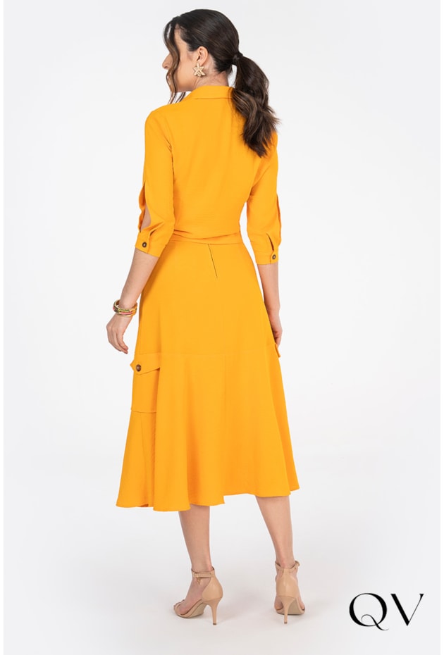 CONJUNTO CREPE GODÊ AMARELO - VIA TOLENTINO CONJUNTO CREPE GODÊ AMARELO - VIA TOLENTINO