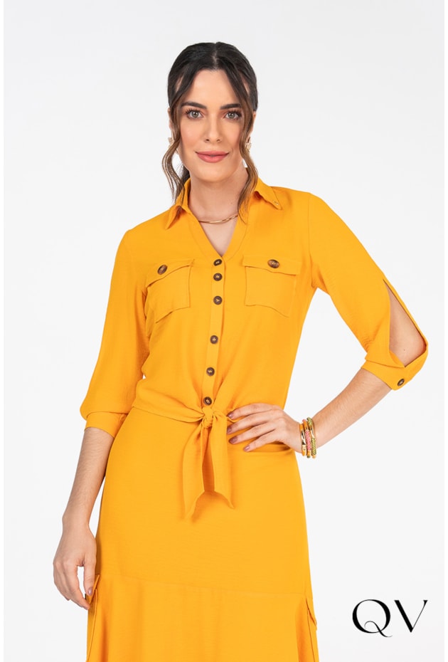 CONJUNTO CREPE GODÊ AMARELO - VIA TOLENTINO CONJUNTO CREPE GODÊ AMARELO - VIA TOLENTINO