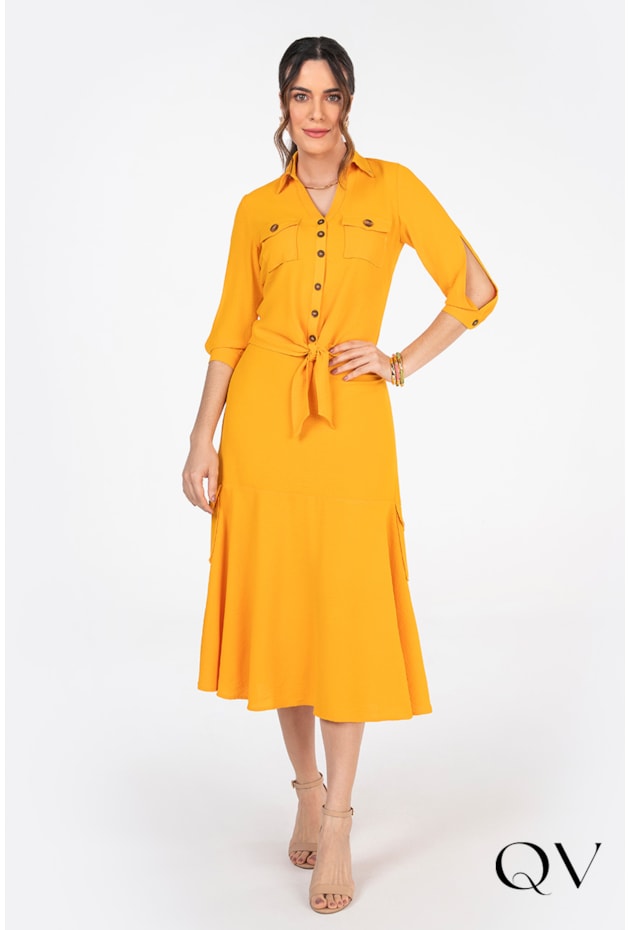 CONJUNTO CREPE GODÊ AMARELO - VIA TOLENTINO CONJUNTO CREPE GODÊ AMARELO - VIA TOLENTINO