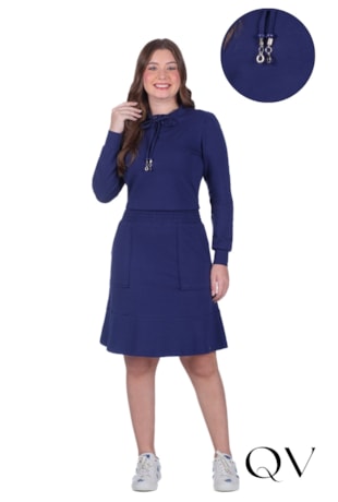 CONJUNTO CURTO EM MOLECOTTON AZUL - HAPUK