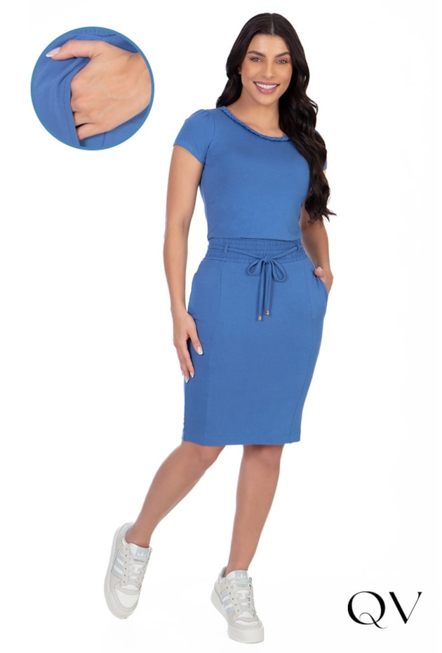CONJUNTO CURTO MOLETINHO AZUL - HAPUK CONJUNTO CURTO MOLETINHO AZUL - HAPUK