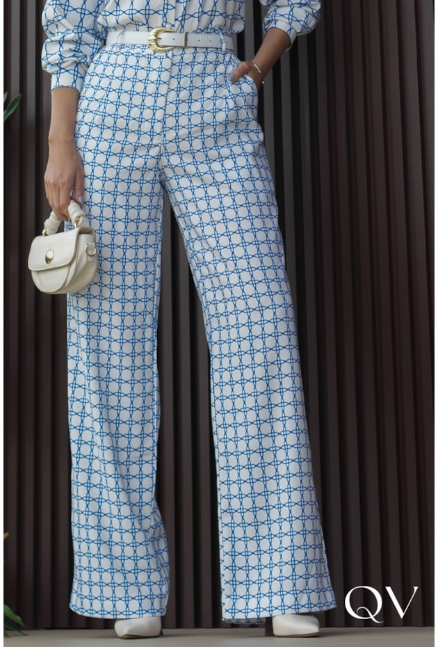 CONJUNTO EM CREPE ESTAMPADO - LUZIA FAZZOLLI CONJUNTO EM CREPE ESTAMPADO - LUZIA FAZZOLLI