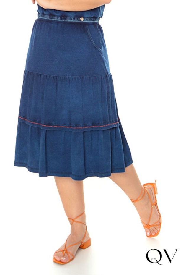 CONJUNTO EM MALHA JEANS DUAS MARIAS - HAPUK CONJUNTO EM MALHA JEANS DUAS MARIAS - HAPUK