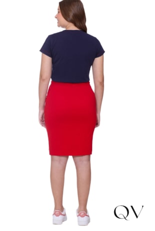 CONJUNTO EM MALHA TEXTURIZADA COM PONTEIRAS MARINHO - HAPUK