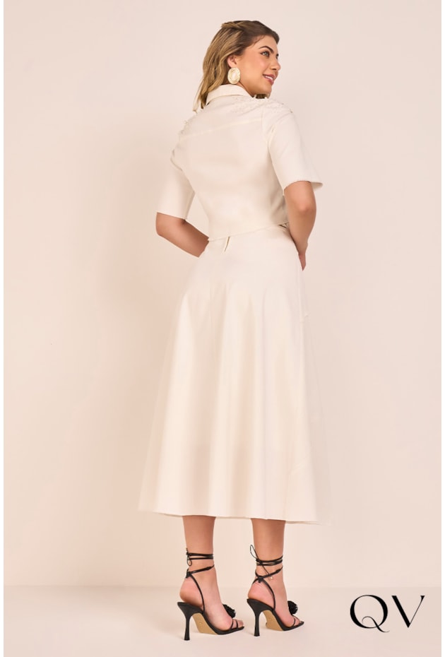 CONJUNTO EM SARJA BORDADO OFF - FASCÍNIUS CONJUNTO EM SARJA BORDADO OFF - FASCÍNIUS