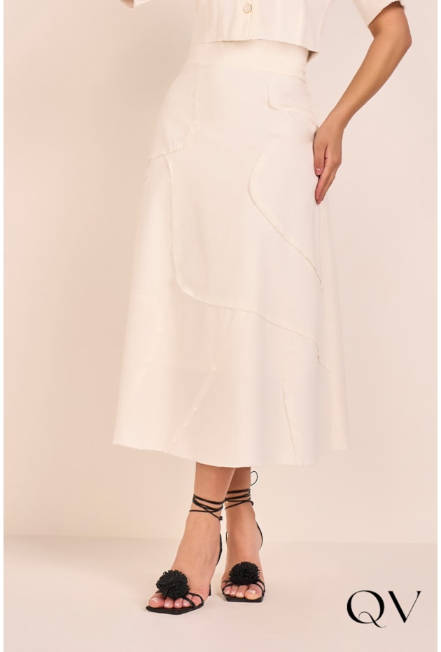 CONJUNTO EM SARJA BORDADO OFF - FASCÍNIUS CONJUNTO EM SARJA BORDADO OFF - FASCÍNIUS