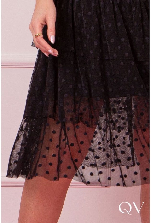 CONJUNTO EM TULE COM POÁ PRETO - PURO SHARMY CONJUNTO EM TULE COM POÁ PRETO - PURO SHARMY