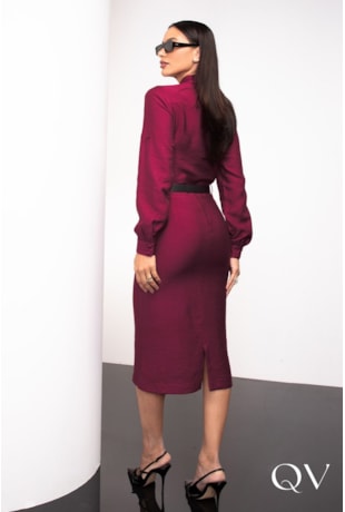 CONJUNTO EM VISCO NYLON VINHO - JANY PIM CONJUNTO EM VISCO NYLON VINHO - JANY PIM