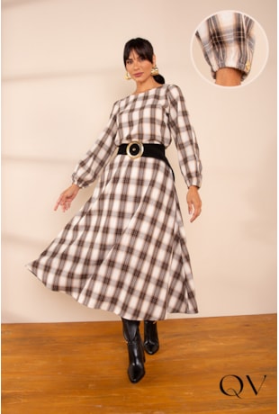 CONJUNTO FLANELADO XADREZ BEGE - LEKAZIS CONJUNTO FLANELADO XADREZ BEGE - LEKAZIS