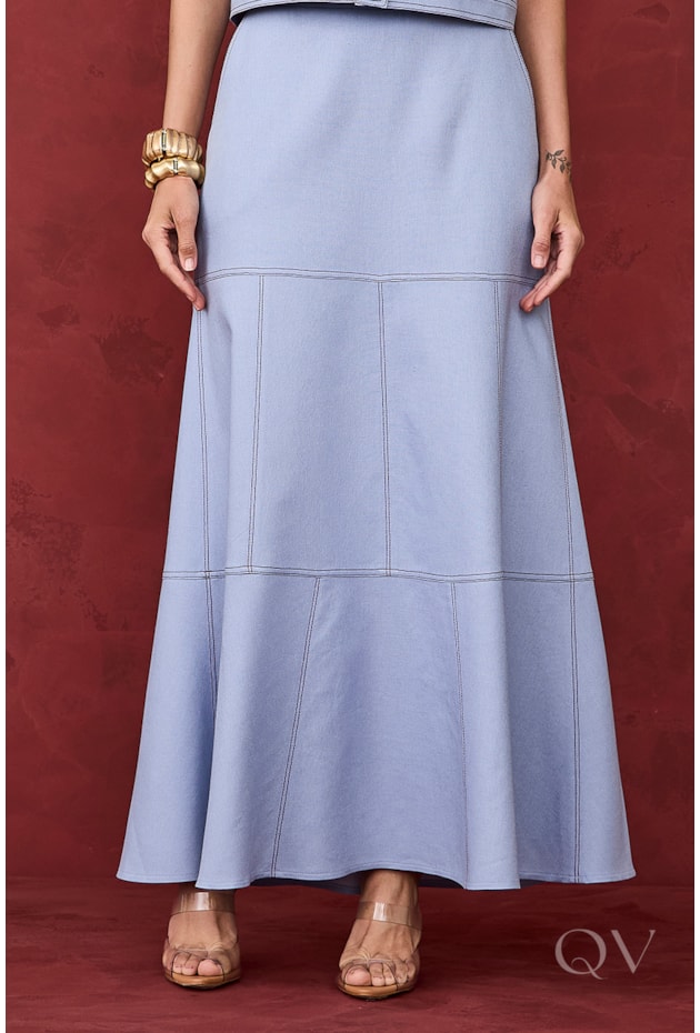 CONJUNTO GODÊ EM LINHO AZUL - ARTSY