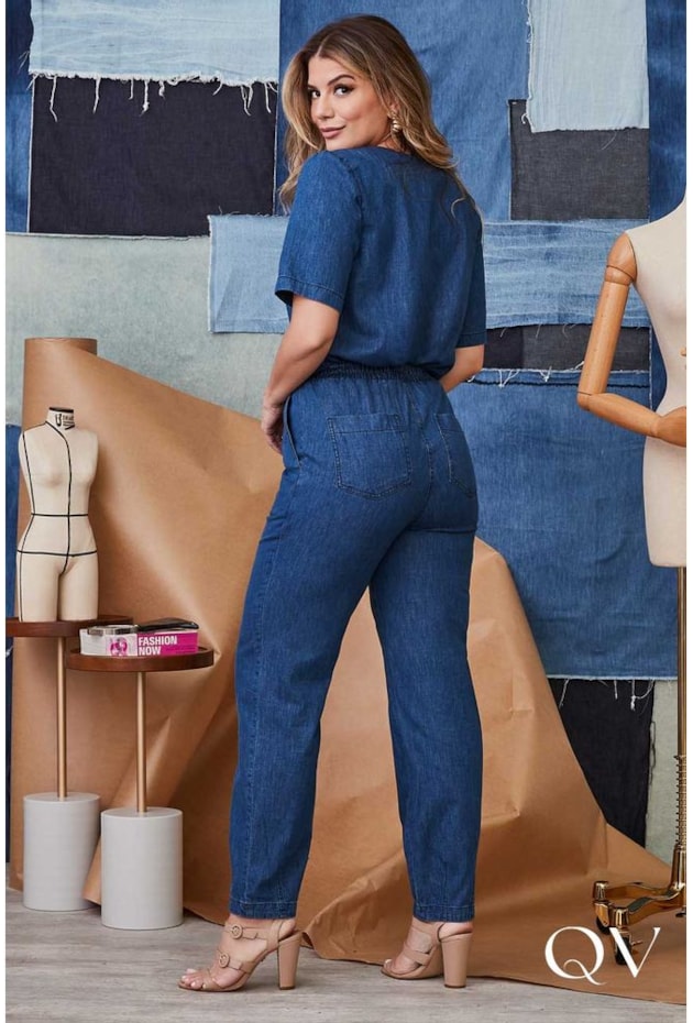 CONJUNTO JEANS COMFY BORDADO - LUZIA FAZZOLLI CONJUNTO JEANS COMFY BORDADO - LUZIA FAZZOLLI