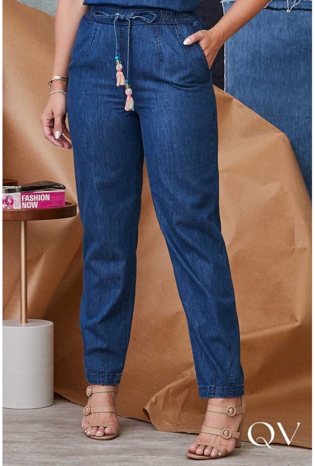 CONJUNTO JEANS COMFY BORDADO - LUZIA FAZZOLLI CONJUNTO JEANS COMFY BORDADO - LUZIA FAZZOLLI