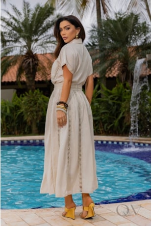 CONJUNTO LINHO DETALHE ENTREMEIO - LUZIA FAZZOLLI