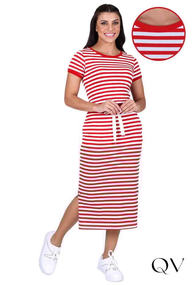 CONJUNTO LISTRADO COM AMARRAÇÃO VERMELHO - HAPUK CONJUNTO LISTRADO COM AMARRAÇÃO VERMELHO - HAPUK