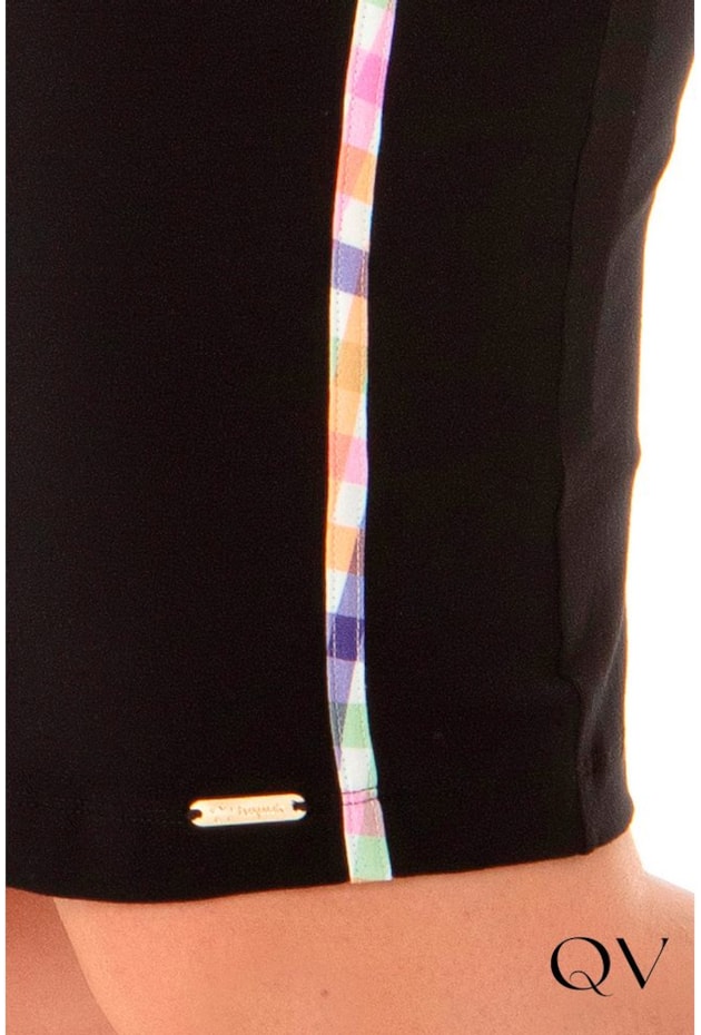 CONJUNTO MALHA COM DETALHES EM XADREZ PRETO - HAPUK CONJUNTO MALHA COM DETALHES EM XADREZ PRETO - HAPUK