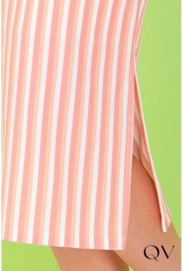 CONJUNTO MALHA DECOTE V LISTRADO ROSÊ - PURO SHARMY CONJUNTO MALHA DECOTE V LISTRADO ROSÊ - PURO SHARMY