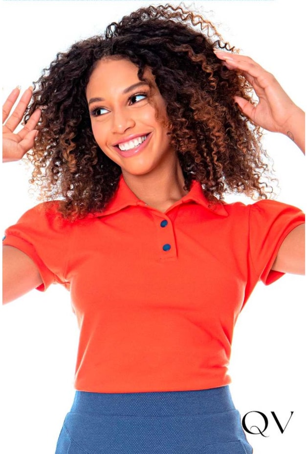 CONJUNTO MALHA PIQUET LARANJA - HAPUK CONJUNTO MALHA PIQUET LARANJA - HAPUK