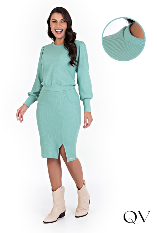 CONJUNTO MALHA TRICÔ VERDE - HAPUK CONJUNTO MALHA TRICÔ VERDE - HAPUK