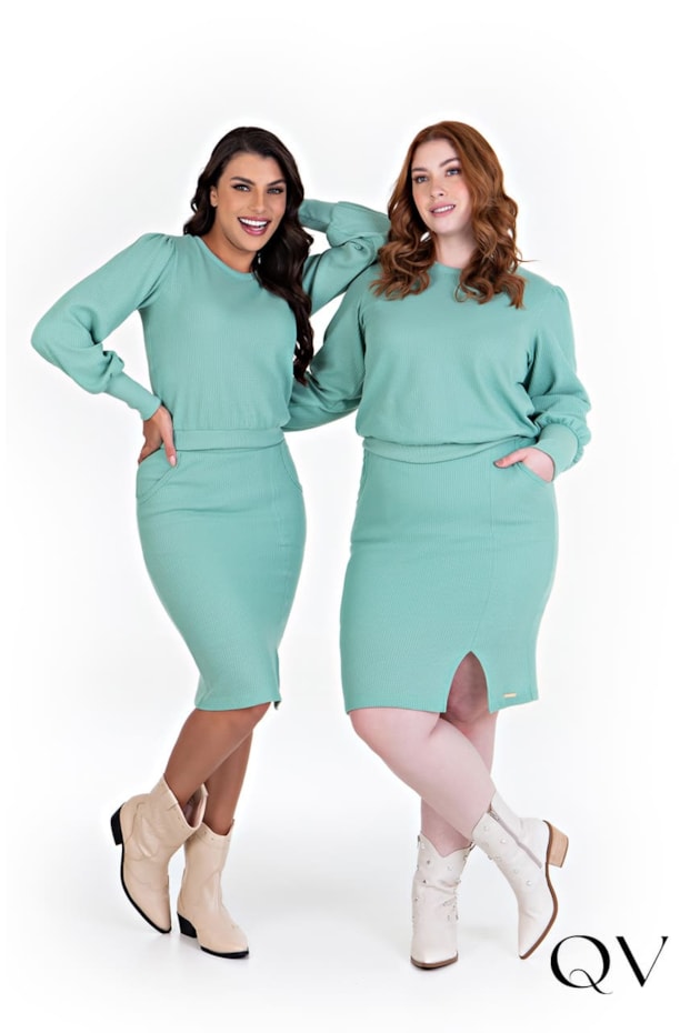 CONJUNTO MALHA TRICÔ VERDE - HAPUK CONJUNTO MALHA TRICÔ VERDE - HAPUK