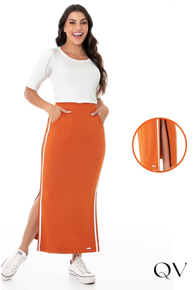CONJUNTO MAXI MIDI MOLETINHO LARANJA - HAPUK CONJUNTO MAXI MIDI MOLETINHO LARANJA - HAPUK